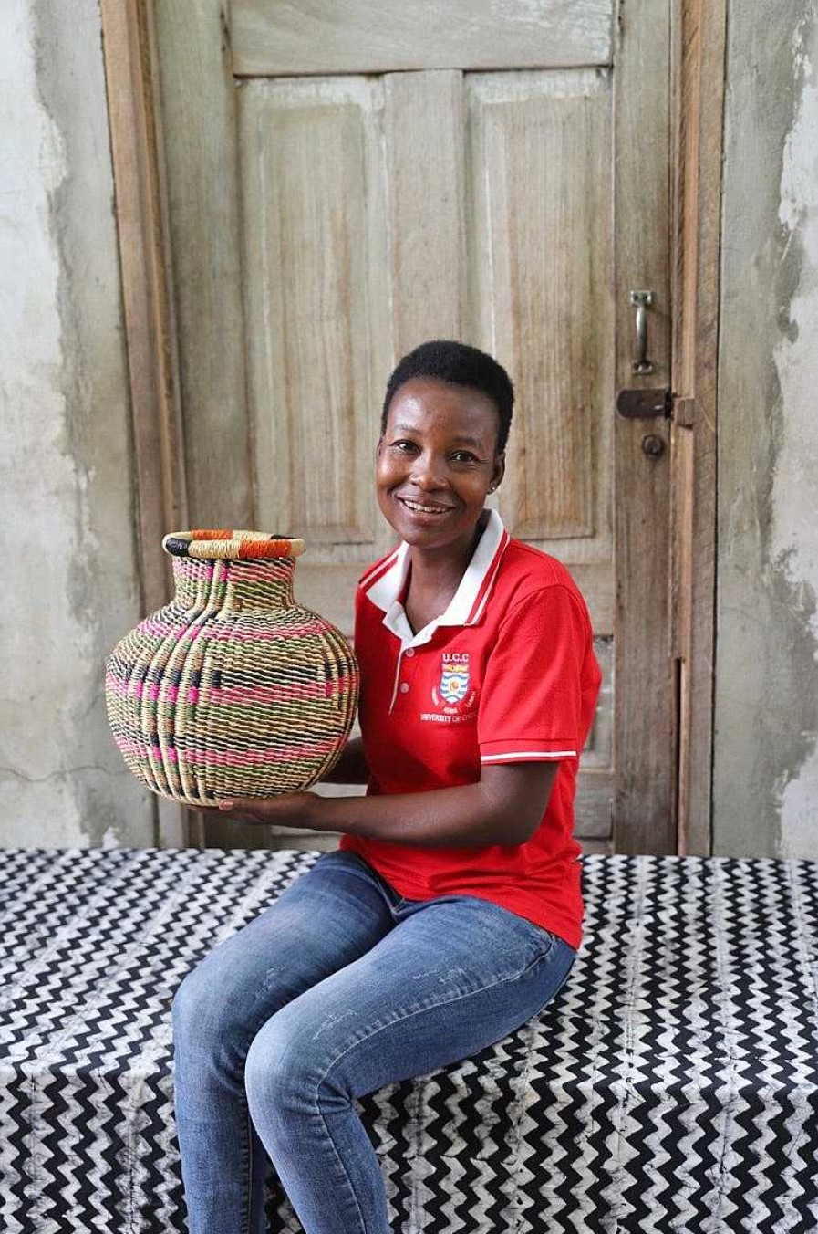 Wohnkultur Baba Tree | Jemima Korb Mit 10 Kuhen (Winzig) Von Charity Atuah