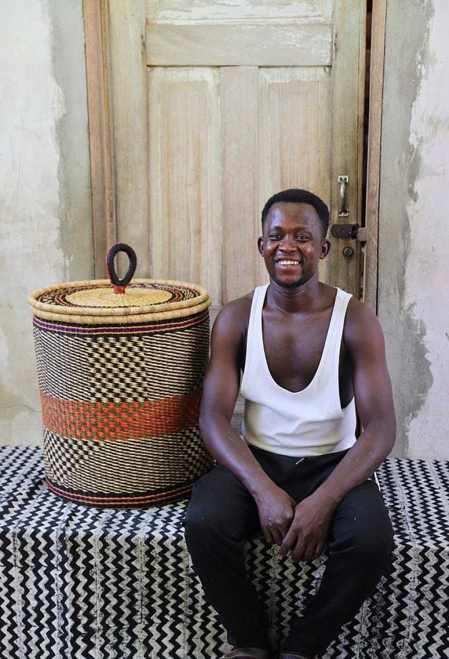 Badezimmer + Wascherei Baba Tree | Waschekorb Mit Deckel (Gros) Von Abraham Akolgo