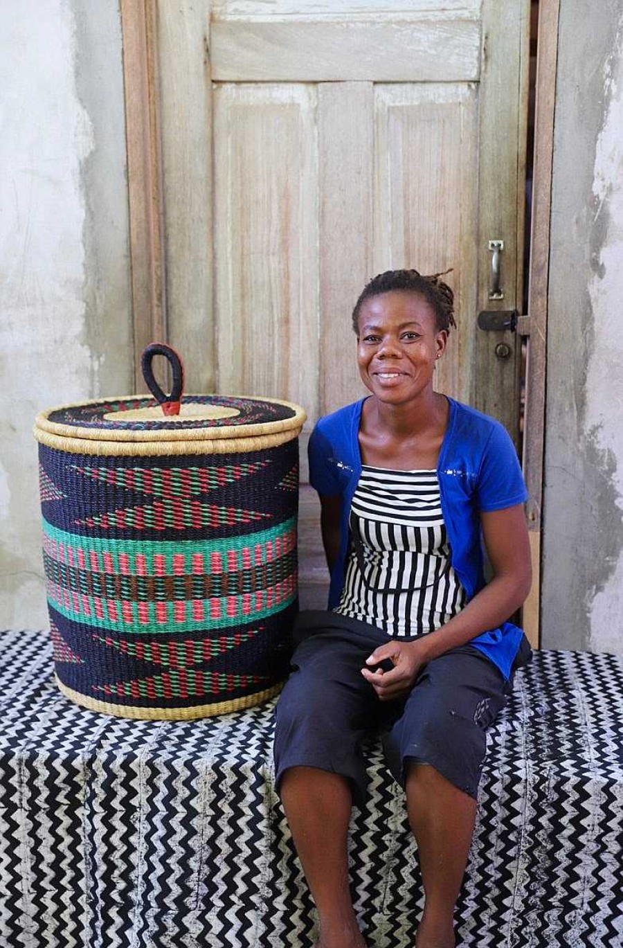 Badezimmer + Wascherei Baba Tree | Waschekorb Mit Deckel (Gros) Von Mary Aboya