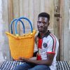 Einkaufskorbe Baba Tree | Dip Dyed Nyariga Basket (Medium) Von Nsoh Abe-Enge