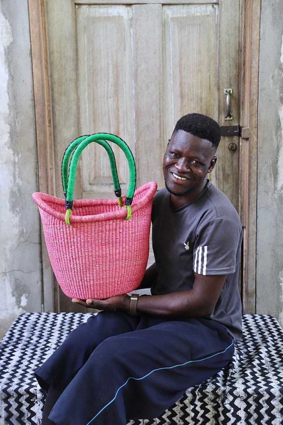 Einkaufskorbe Baba Tree | Dip Dyed Nyariga Basket (Medium) Von Atiah Asoba