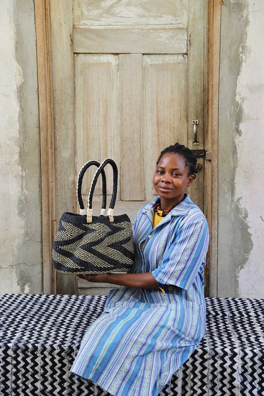 Korbtaschen Baba Tree | Stay Flow Deluxe Gewebte Handtasche (Gros) Von Azumah „Punka Joe" Abisika