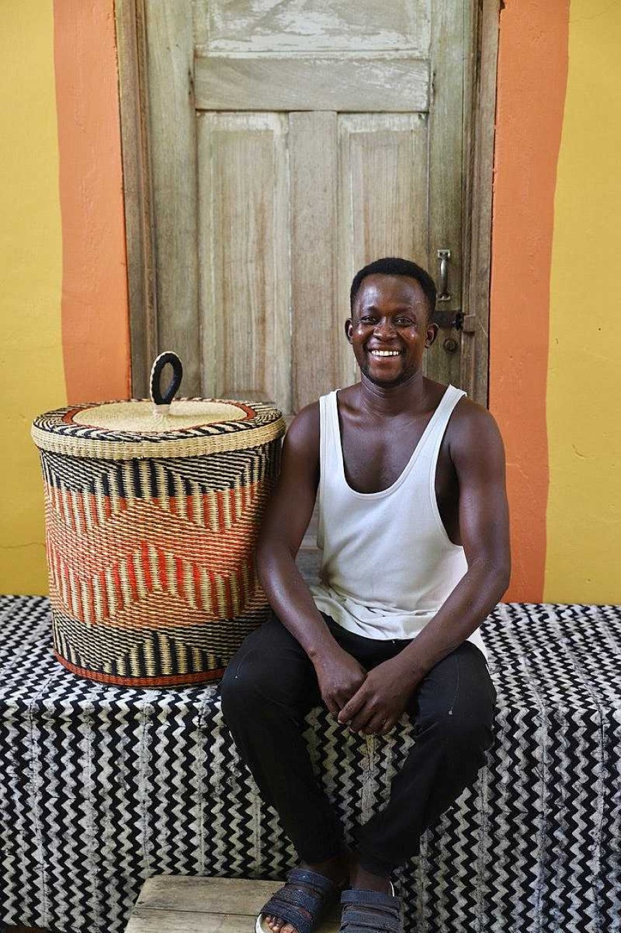 Badezimmer + Wascherei Baba Tree | Waschekorb Mit Deckel (Gros) Von Abraham Akolgo