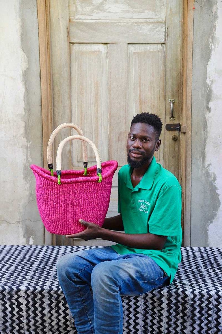 Einkaufskorbe Baba Tree | Dip Dyed Nyariga Basket (Medium) Von Akolgo „Body" Atiah