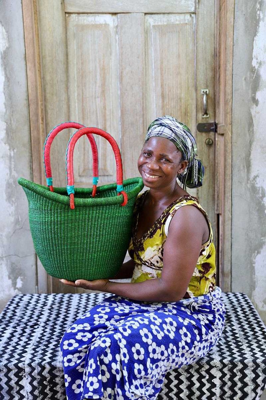 Einkaufskorbe Baba Tree | Tauchgefarbter Nyariga-Korb (Gros) Von Nsomah Ayine