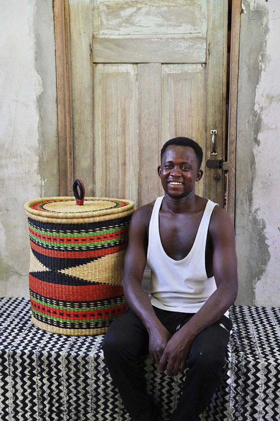 Badezimmer + Wascherei Baba Tree | Waschekorb Mit Deckel (Gros) Von Abraham Akolgo